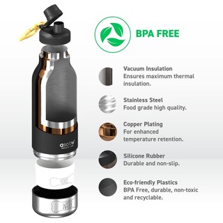 Foto 3 | Foto 3 | Botella De Agua Asobu Dog Buddy Con Cuenco De Agua Para Perros De 1 Litro - Venta Internacional.