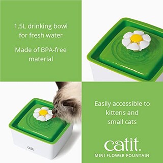 Foto 2 | Foto 2 | Bebedero Catit 2.0 Mini Flower, Fuente De Agua Para Gatos Co - Venta Internacional.
