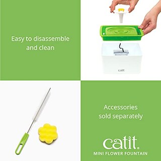 Foto 5 | Foto 5 | Bebedero Catit 2.0 Mini Flower, Fuente De Agua Para Gatos Co - Venta Internacional.
