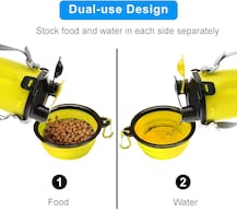 Botellas De Agua De Viaje Para Perros, Cuencos Plegables 2 En 1 | Huoguo - Venta Internacional.
