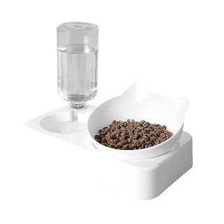 Foto 1 | Foto 1 | Cuencos Dobles Huoguo Para Gatos Y Perros Con Dispensador Automático De Agua - Venta Internacional.