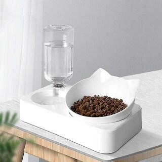 Foto 4 | Foto 4 | Cuencos Dobles Huoguo Para Gatos Y Perros Con Dispensador Automático De Agua - Venta Internacional.