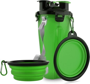 Foto 4 | Foto 4 | Botellas De Agua Plegables Para Viajes Para Perros Huoguo 2 En 1 - Venta Internacional.