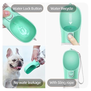 Foto 2 | Foto 2 | Botella De Agua Para Perros Huoguo, Dispensador De Viaje Portátil De 550 Ml - Venta Internacional.