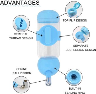 Foto 2 | Foto 2 | Botella Dispensadora De Agua Para Perros Wishlotus Antigoteo Dog Kennel - Venta Internacional.
