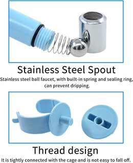 Foto 3 | Foto 3 | Botella Dispensadora De Agua Para Perros Wishlotus Antigoteo Dog Kennel - Venta Internacional.