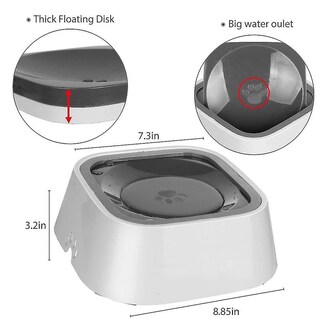 Foto 2 | Foto 2 | Vehículo Con Cuenco De Agua Para Perros Que Transportaba Flotabilidad Flotante De 1,5 Litros - Venta Internacional.