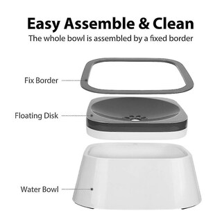 Foto 3 | Foto 3 | Vehículo Con Cuenco De Agua Para Perros Que Transportaba Flotabilidad Flotante De 1,5 Litros - Venta Internacional.