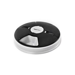 Foto 1 | Foto 1 | Comedero Automático Para Mascotas Amazon Basics, 6 Porciones, Negro - Venta Internacional.