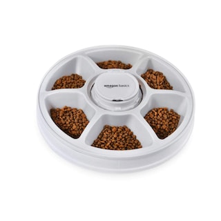 Foto 4 | Foto 4 | Comedero Automático Para Mascotas Amazon Basics, 6 Porciones, Negro - Venta Internacional.