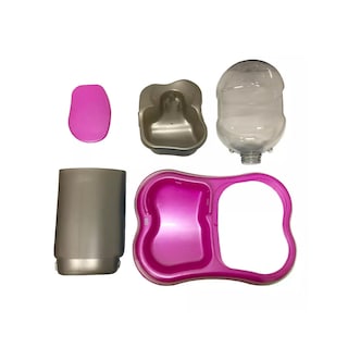 Foto 2 | Foto 2 | Dispensador Comedero Y Bebedero 2 En 1 Mascotas Eo Safe Imports Esi-8813-1 Rosa