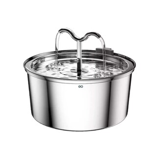 Foto 1 | Foto 1 | Fuente Para Gatos Y Bebedero Perro Acero Inoxidable 3.2l Eo Safe Imports Esi-14715-1 Plata