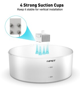 Foto 3 | Foto 3 | Fuente De Agua Para Perros Npet Df10 5l Con Kit De Limpieza Y Filtro - Venta Internacional.