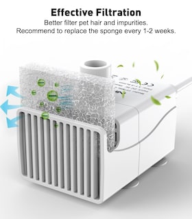 Foto 5 | Foto 5 | Fuente De Agua Para Perros Npet Df10 5l Con Kit De Limpieza Y Filtro - Venta Internacional.