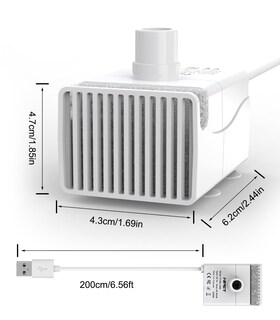 Foto 7 | Foto 7 | Fuente De Agua Para Perros Npet Df10 5l Con Kit De Limpieza Y Filtro - Venta Internacional.