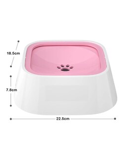Foto 3 | Foto 3 | Bebederos Para Mascota Alimentador De Agua Lento 1 L Color Rosa