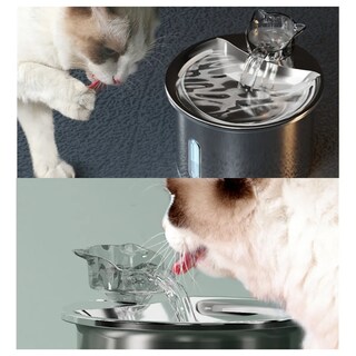 Foto 2 | Foto 2 | 2.2l Bebedero Belug Fuente Para Gatos Perros Acero Inoxidable