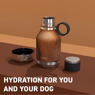 Foto 3 | Foto 3 | Botella De Viaje Aislante Con Cuenco Para Perros, 1 Litro - Asobu - Venta Internacional.