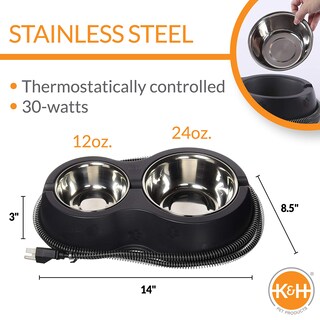 Foto 2 | Foto 2 | Cuencos Térmicos Para Gatos Thermo-kitty Café Outdoor K&h 2093 - Venta Internacional.