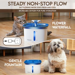 Foto 2 | Foto 2 | Dispensador Automático De Agua Para Gatos Y Perros Pet Fountain Veken 2.8 L - Venta Internacional.