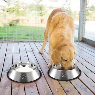 Foto 4 | Foto 4 | Recipientes De Alimento Para Mascota Plateados 2 Piezas Belug
