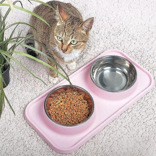 Foto 2 | Foto 2 | Alfombrilla De Silicona Para Alimentación De Mascotas, Impermeable Y Antideslizante, Rosa - Venta Internacional.