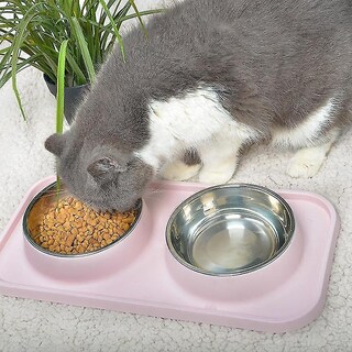 Foto 4 | Foto 4 | Alfombrilla De Silicona Para Alimentación De Mascotas, Impermeable Y Antideslizante, Rosa - Venta Internacional.