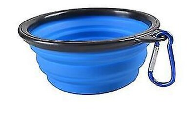 Foto 1 | Foto 1 | Pet Bowl Huoguo, Plegable, De Silicona, Para Perro Y Gato, Color Azul - Venta Internacional.