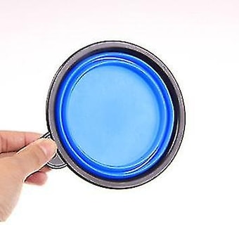 Foto 3 | Foto 3 | Pet Bowl Huoguo, Plegable, De Silicona, Para Perro Y Gato, Color Azul - Venta Internacional.