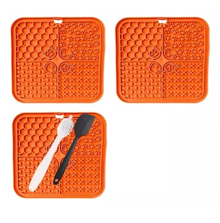 Foto 1 | Foto 1 | Tapete Almohadilla Para Para Perroscalmante Y Cepillar 3pz Eo Safe Imports Esi-18552 Naranja