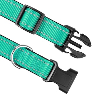 Foto 3 | Foto 3 | Collar Para Perro Joytale De Nailon Acolchado De Neopreno Reflectante, Color Verde Azulado - Venta Internacional.