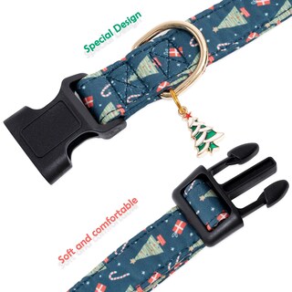 Foto 7 | Foto 7 | Collar Navideño De Algodón Con Pajarita Verde Para Perros - Venta Internacional.