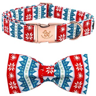 Foto 1 | Foto 1 | Collar Para Perro Elegante Con Forma De Cola Pequeña, Diseño Navideño De Nieve - Venta Internacional.