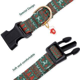 Foto 7 | Foto 7 | Collar Navideño Para Perros De Algodón Con Pajarita Para Perros Pequeños, Medianos Y Grandes - Venta Internacional.