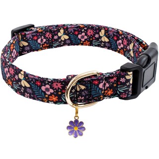 Foto 1 | Foto 1 | Collar Para Perro Faygarsle Cotton Designer Con Dijes De Flores - Venta Internacional.