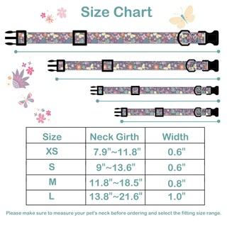 Foto 2 | Foto 2 | Collar Para Perro Faygarsle Cotton Designer Con Dijes De Flores - Venta Internacional.