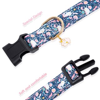 Foto 5 | Foto 5 | Collar De Perro Faygarsle Cotton Designer, Bonito Unicornio, Para Niña - Venta Internacional.