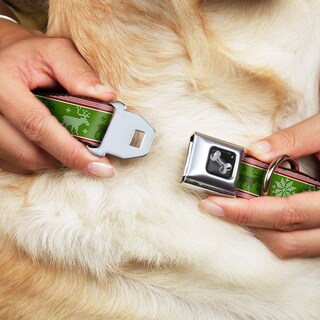 Foto 2 | Foto 2 | Collar Para Perro Con Cierre De Hebilla, Punto Navideño, Diseño De Alce O Copos De Nieve - Venta Internacional.