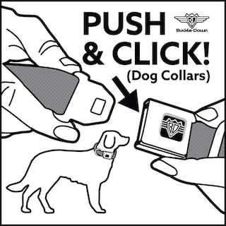 Foto 6 | Foto 6 | Collar De Perro Con Punto De Hebilla Para Picar, Poses En Negro/azul Medi - Venta Internacional.