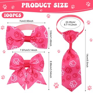 Foto 2 | Foto 2 | Juego De Corbatas Para Perros Reginary, 100 Piezas, Para Perros Pequeños Y Medianos - Venta Internacional.