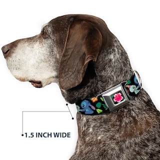 Foto 7 | Foto 7 | Collar Para Mascotas Con Hebilla Disney Stitch Scrump Tropical Flora - Venta Internacional.