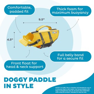 Foto 4 | Foto 4 | Chaleco Salvavidas Para Perros Outward Hound Granby Splash Yellow Xs - Venta Internacional.