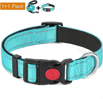 Foto 1 | Foto 1 | Collar Para Perro Acolchado Reflectante Con Neopreno Suave Haapaw +1,5 M L - Venta Internacional.
