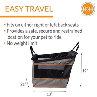 Foto 2 | Foto 2 | Asiento De Coche Para Mascotas K&h Pet Products Buckle N' Go Grey Small - Venta Internacional.