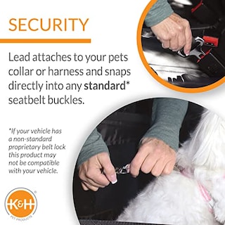 Foto 3 | Foto 3 | Asiento De Coche Para Mascotas K&h Pet Products Buckle N' Go Grey Small - Venta Internacional.