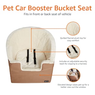 Foto 2 | Foto 2 | Asiento Elevador Para Mascotas Amazon Basics, Color Canela, 2.6 Libras - Venta Internacional.