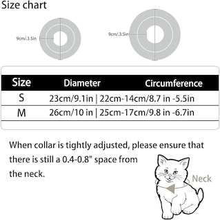Foto 1 | Foto 1 | Collar En Forma De Cono De Gato Ajustable, Acolchado Y Suave, De Poliéster Huoguo - Venta Internacional.