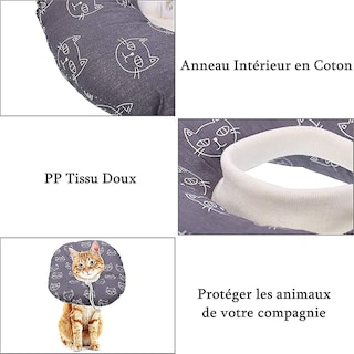 Foto 2 | Foto 2 | Collar De Recuperación Para Gatos Huoguo, Cómodo Protector - Venta Internacional.