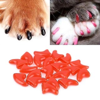 Foto 1 | Foto 1 | Tapones Para Uñas Huoguo, De Silicona Blanda, Tamaño Xs, Color Rojo - Venta Internacional.