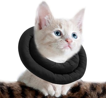 Foto 4 | Foto 4 | Collar En Forma De Cono De Gato Ajustable, Acolchado Y Suave, De Poliéster Huoguo - Venta Internacional.